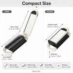Specchio massaggiante pieghevole 2 in 1 con pettine