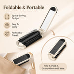 Specchio massaggiante pieghevole 2 in 1 con pettine