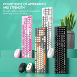 Set tastiera e mouse wireless SHIPADOO 2.4G 1600 DPI