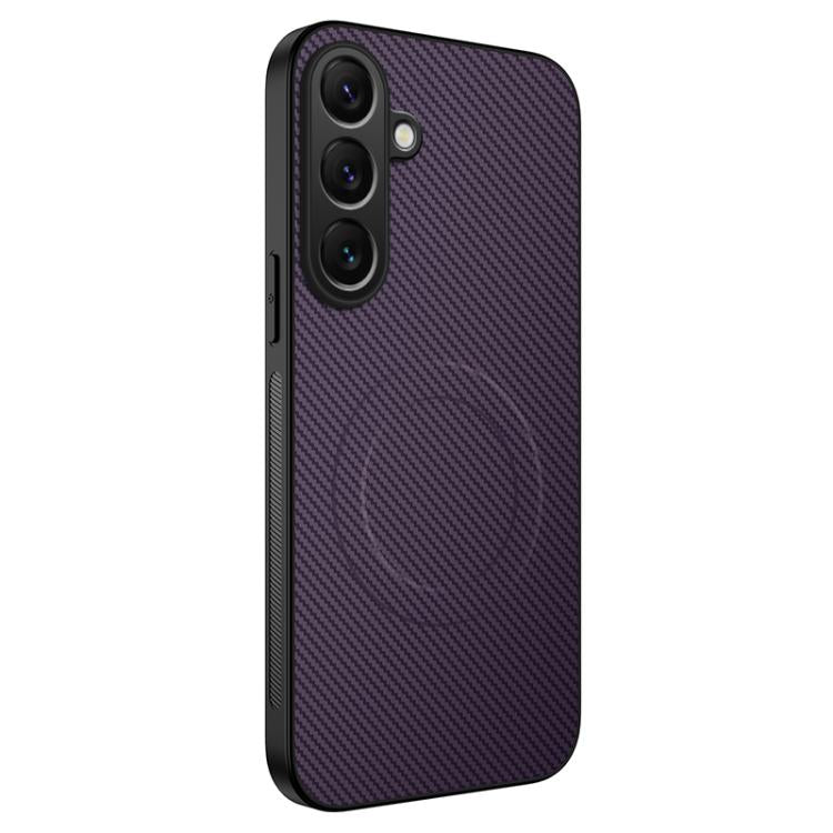 Custodia ibrida in PC e TPU con texture in fibra di carbonio per Galaxy S26 FE
