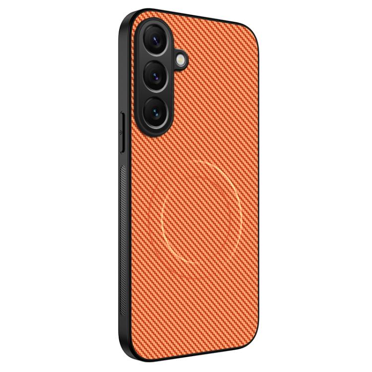 Custodia ibrida in PC e TPU con texture in fibra di carbonio per Galaxy S26 FE