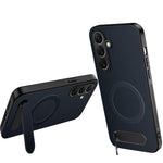 Custodia magnetica con supporto e texture in fibra di carbonio per Galaxy S26 FE