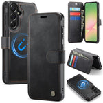 Custodia per telefono AutSpace A15 con chiusura magnetica in ecopelle per Galaxy