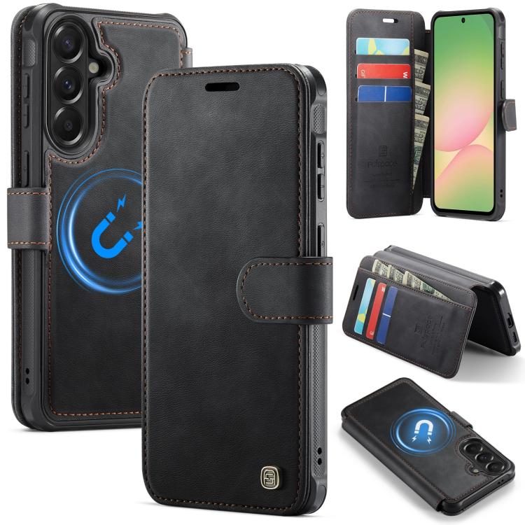 Custodia per telefono AutSpace A15 con chiusura magnetica in ecopelle per Galaxy