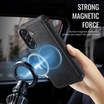 Custodia per telefono AutSpace A15 con chiusura magnetica in ecopelle per Galaxy