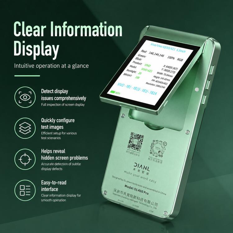 DL400 Pro iTestBox Display Touch Multi-Function Tester Set per Samsung, For Samsung