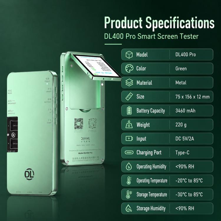DL400 Pro iTestBox Display Touch Multi-Function Tester Set per Samsung, For Samsung