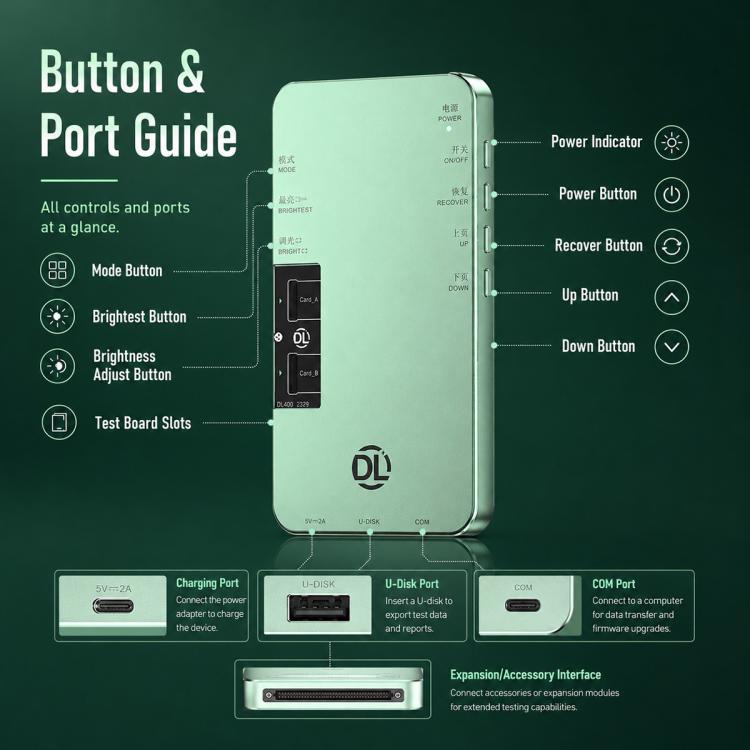 DL400 Pro iTestBox Display Touch Multi-Function Tester Set per Xiaomi, For Xiaomi