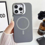 Custodia magnetica in silicone liquido per iPhone 14 Pro Max