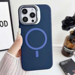 Custodia magnetica in silicone liquido per iPhone 14 Pro Max