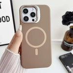 Custodia magnetica in silicone liquido per iPhone 14 Pro Max