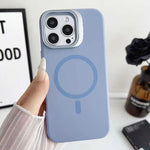 Custodia magnetica in silicone liquido per iPhone 14 Pro Max
