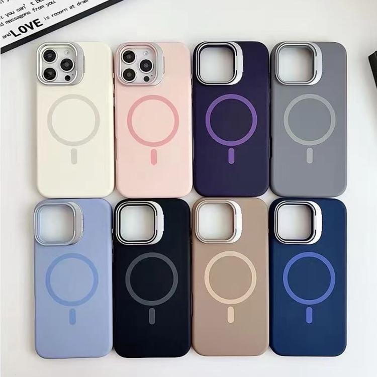 Custodia magnetica in silicone liquido per iPhone 14 Pro Max