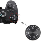 Manopola di compensazione dell'esposizione per il coperchio superiore di Sony Alpha 7 III A7M3 / Alpha 7R III A7R3 / Alpha 7R II A7R2