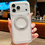 Custodia con supporto magnetico rotante per iPhone 17 Pro Max