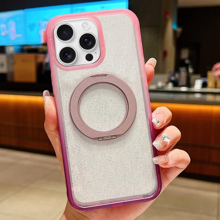Custodia con supporto magnetico rotante per iPhone 17 Pro Max