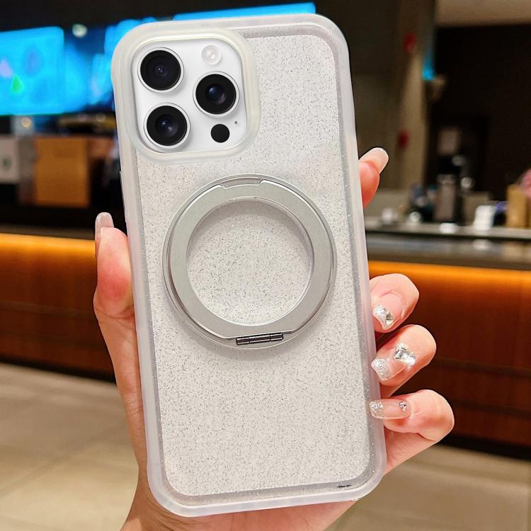 Custodia con supporto magnetico rotante per iPhone 17 Pro Max