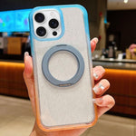 Custodia con supporto magnetico rotante per iPhone 17 Pro Max