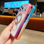 Custodia con supporto magnetico rotante per iPhone 17 Pro Max