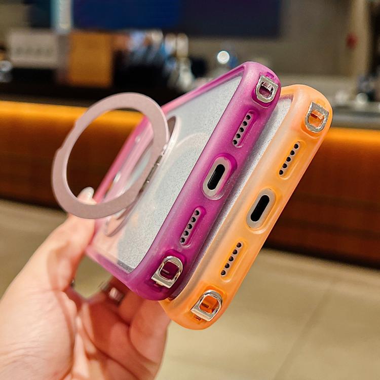Custodia con supporto magnetico rotante per iPhone 17 Pro Max
