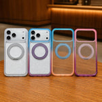 Custodia con supporto magnetico rotante per iPhone 17 Pro Max