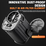 Ventilatore portatile da cintura DSF110 con luce LED e 5 velocità - immagine 12