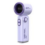 Ventilatore portatile F6 con clip da cintura e display LED