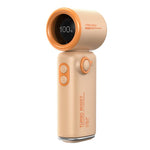 Ventilatore portatile F6 con clip da cintura e display LED - immagine 2