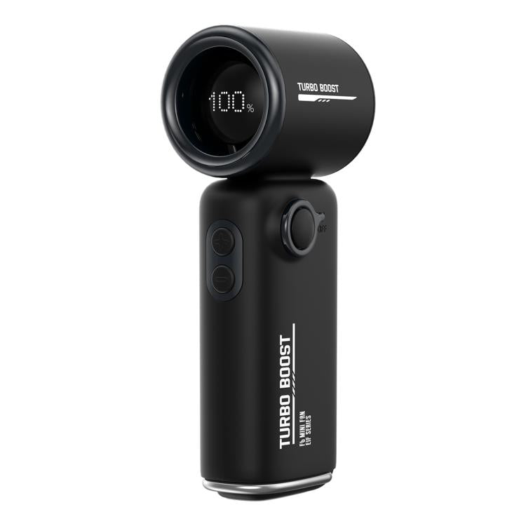 Ventilatore portatile F6 con clip da cintura e display LED - immagine 3