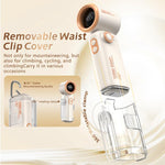 Ventilatore portatile F6 con clip da cintura e display LED - immagine 9