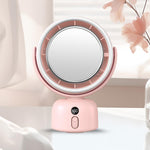 Ventilatore da tavolo F2 con specchio cosmetico e luce dimmerabile - immagine 3