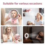 Ventilatore da tavolo F2 con specchio cosmetico e luce dimmerabile - immagine 6