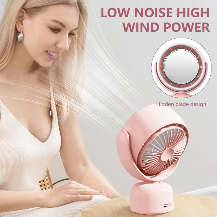 Ventilatore da tavolo F2 con specchio cosmetico e luce dimmerabile - immagine 8