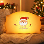 Cuscino natalizio in silicone con luce notturna LED