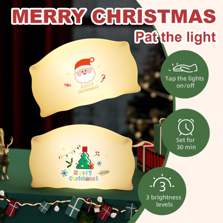 Cuscino natalizio in silicone con luce notturna LED