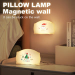 Cuscino natalizio in silicone con luce notturna LED