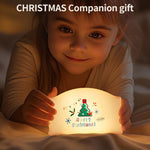 Cuscino natalizio in silicone con luce notturna LED