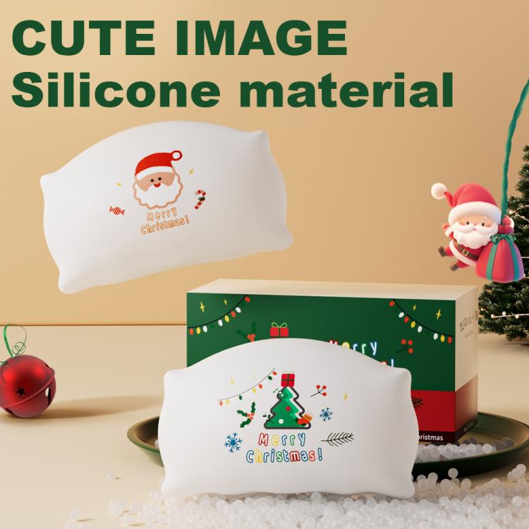Cuscino natalizio in silicone con luce notturna LED