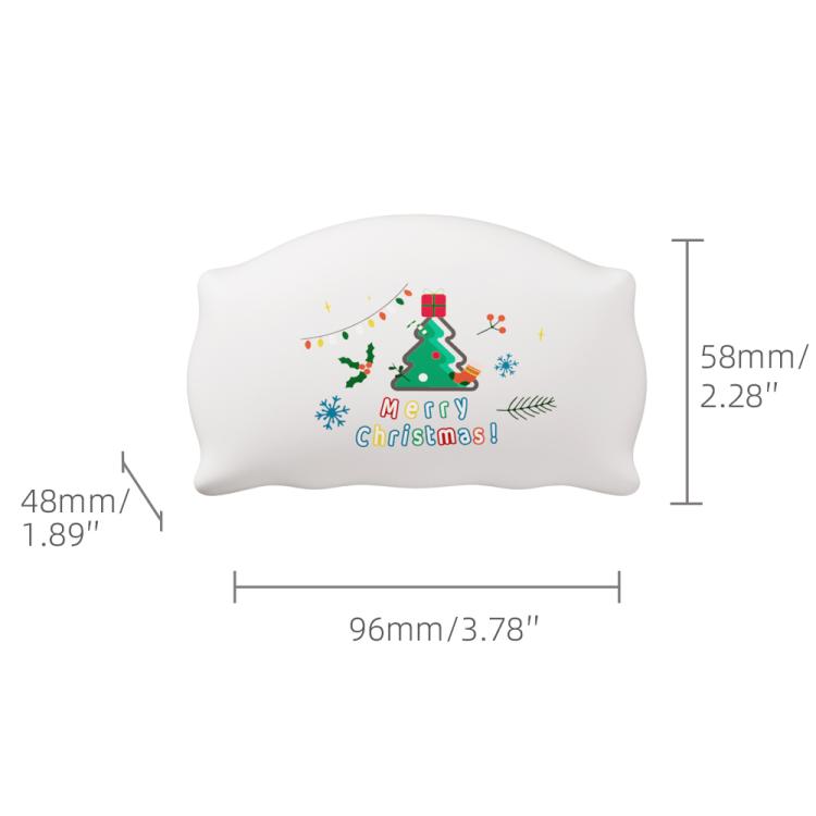 Cuscino natalizio in silicone con luce notturna LED