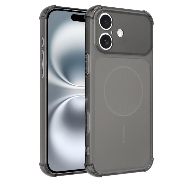 Custodia TPU antiurto per iPhone 16 Pro Max con finestra