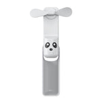 Ventilatore portatile pieghevole F5 3 in 1 con torcia e power bank