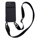Custodia con tracolla per iPhone 17 con ampia finestra