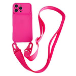 Custodia con tracolla per iPhone 17 con ampia finestra