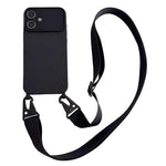 Custodia con tracolla per iPhone 17 con ampia finestra