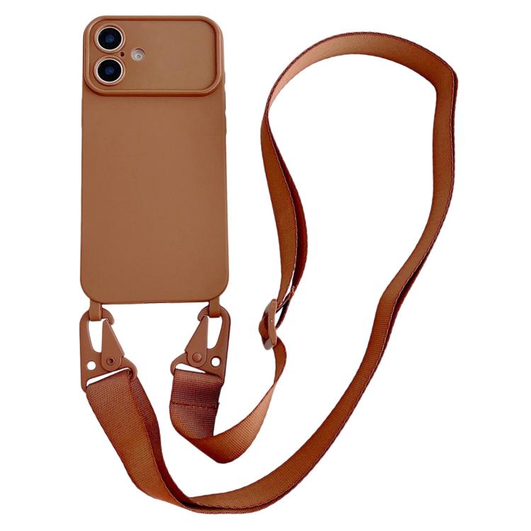 Custodia con tracolla per iPhone 17 con ampia finestra
