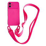 Custodia con tracolla per iPhone 17 con ampia finestra