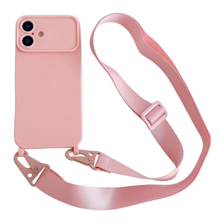 Custodia con tracolla per iPhone 17 con ampia finestra
