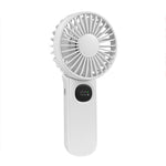 Ventilatore portatile pieghevole F11 con display LED e cordino - immagine 2