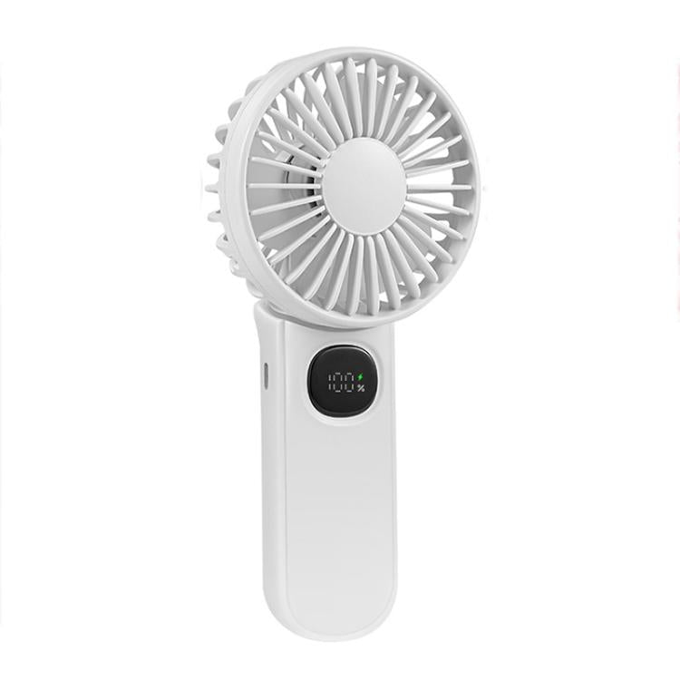 Ventilatore portatile pieghevole F11 con display LED e cordino - immagine 2