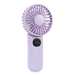 Ventilatore portatile pieghevole F11 con display LED e cordino - immagine 3
